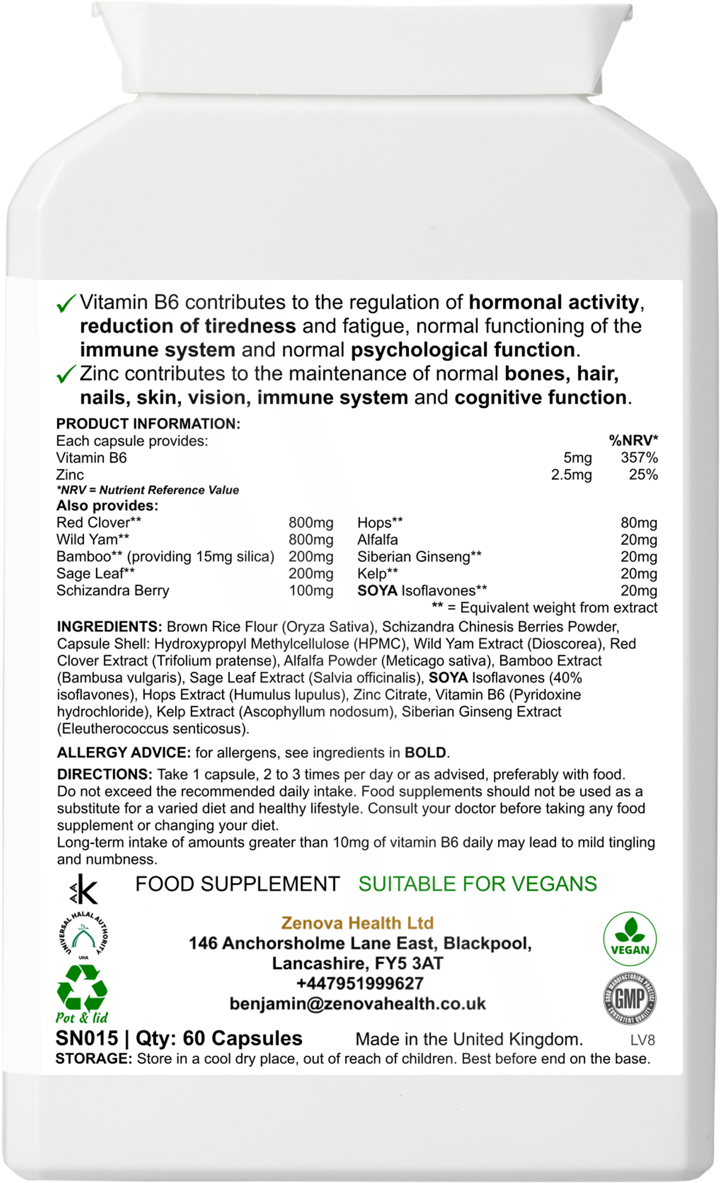 Meno Support Formula