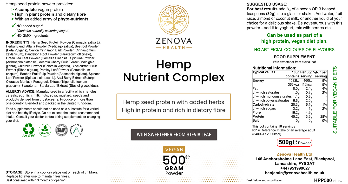 Hemp Nutrient Complex