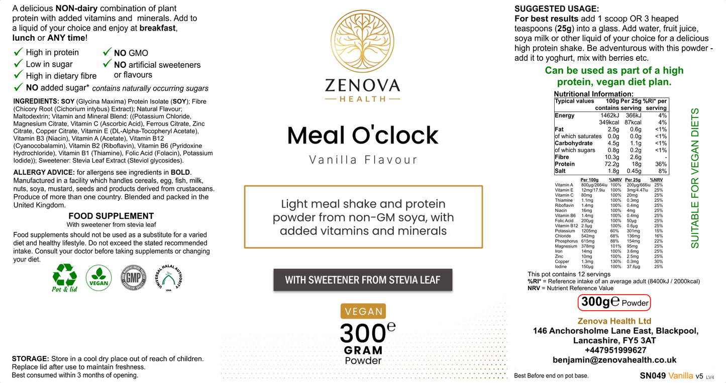 Meal O'clock (Vanilla Flavour)