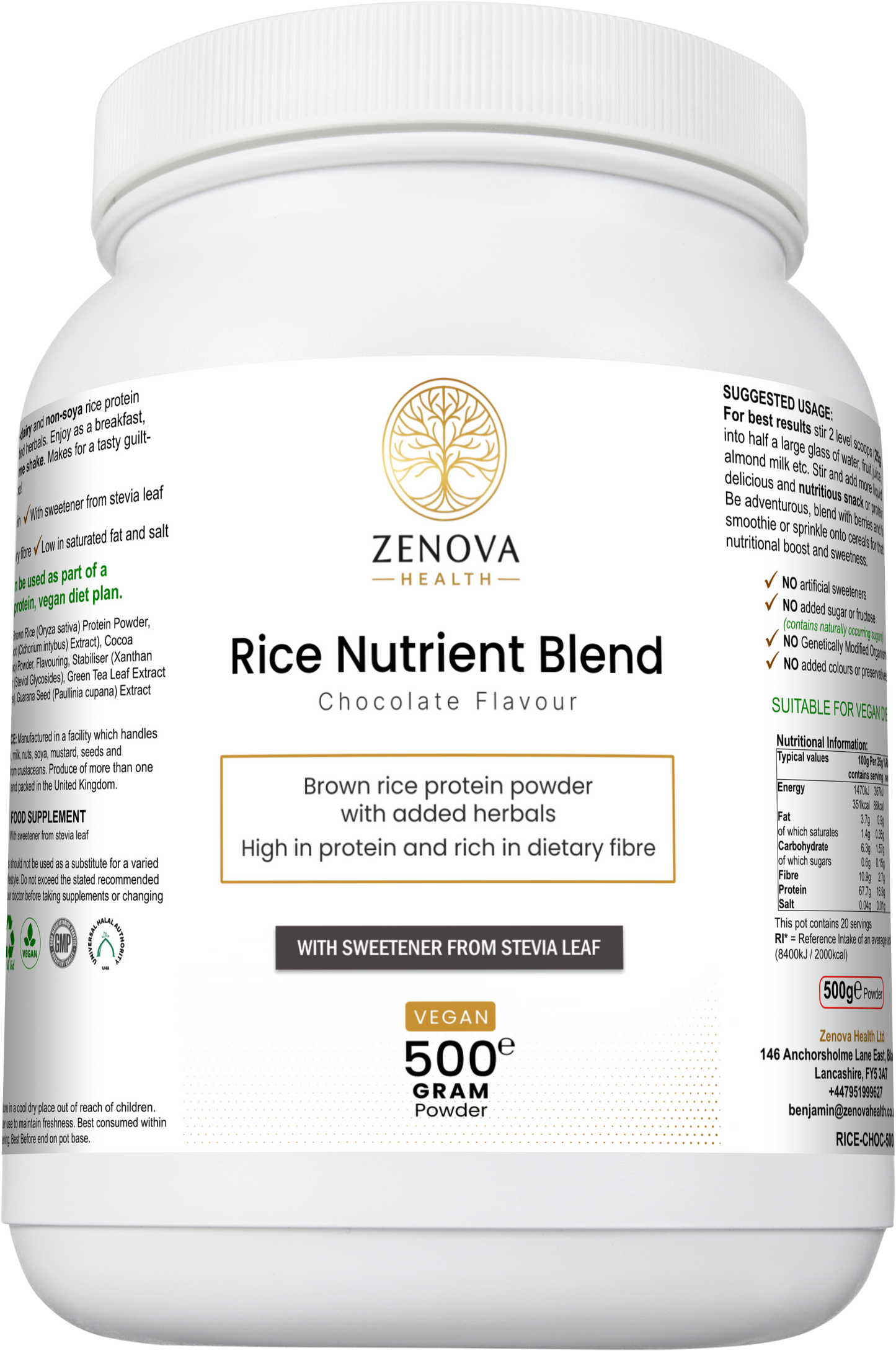 Rice Nutrient Blend (chocolate)