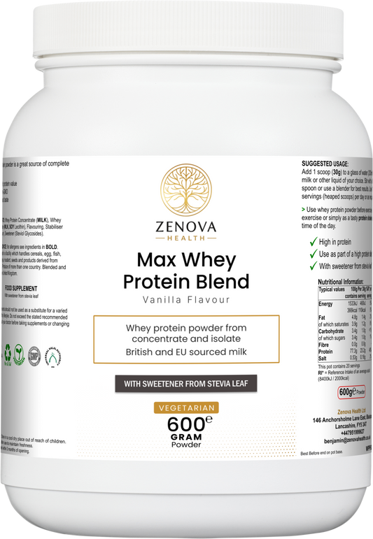 Max Whey Protein Blend (Vanilla Flavour)