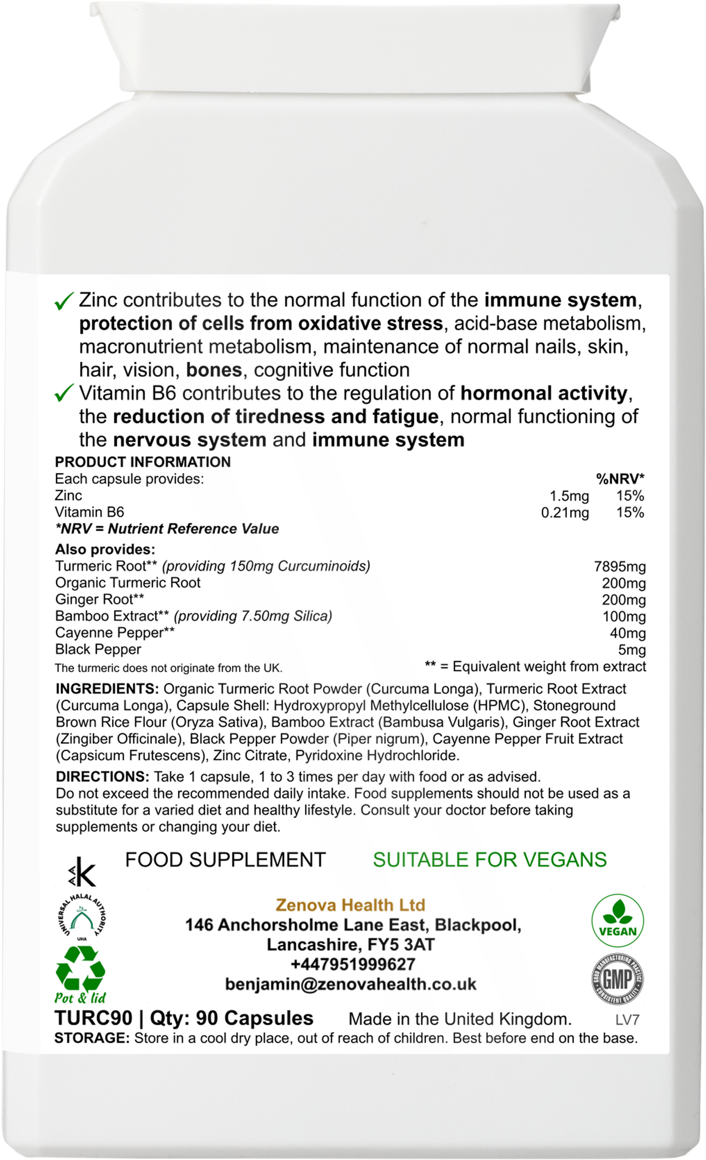 Termeric + Herbal Support