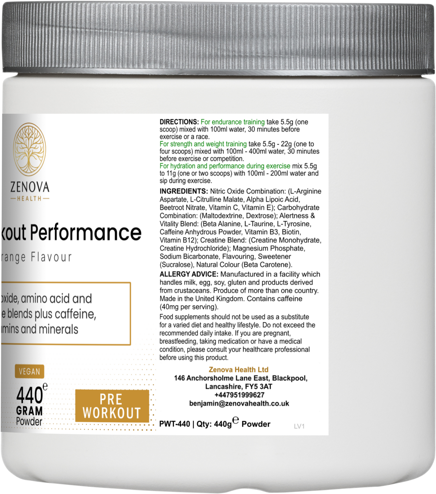 Pre-Workout Performance